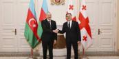 Azerbaijani, Georgian presidents discuss strategic partnership in Tbilisi talks