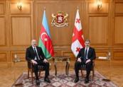 President Aliyev holds one-on-one meeting with Georgian president Kavelashvili -  PHOTO 