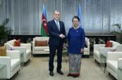 Jeyhun Bayramov meets UNESCAP chief in Bangkok -  PHOTO 