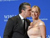 Pete Hegseth’s wife faces backlash for $13 Temu dress at fancy event