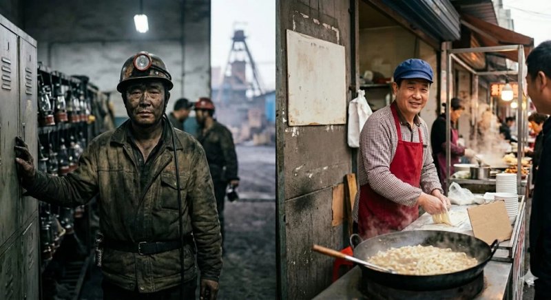 From coal mines to noodle stalls
