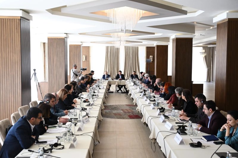 News about - Hikmat Hajiyev attends Bridge of Peace talks with Azerbaijan and Armenia civil society reps -   VIDEO 