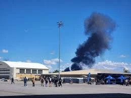 Dramatic midair collision at Idaho air show ends without fatalities -  VIDEO 