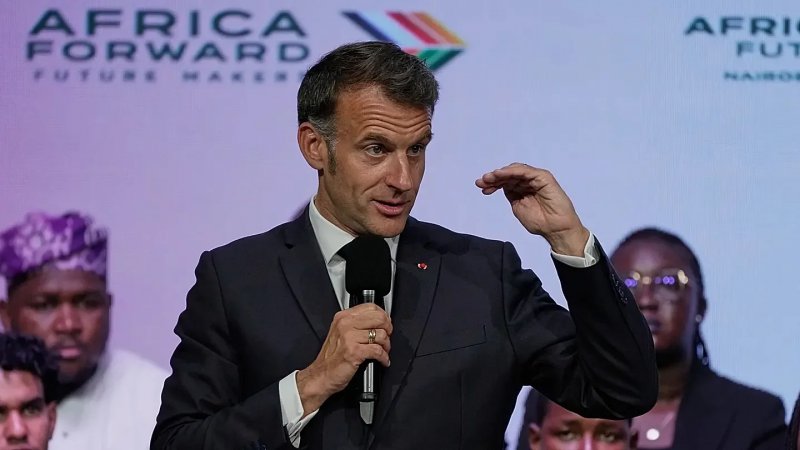 Macron says Africa should lead solutions to its own crises