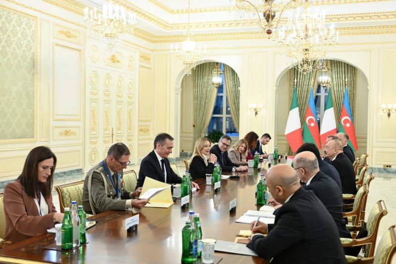 News about - Ilham Aliyev holds expanded meeting with Giorgia Meloni