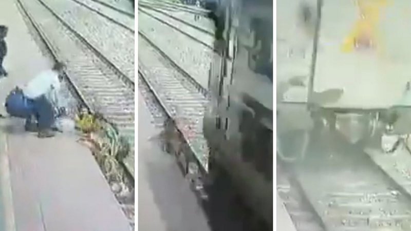 Caught on camera: 2 women killed by Farakka Express at Bihar station -  VIDEO 