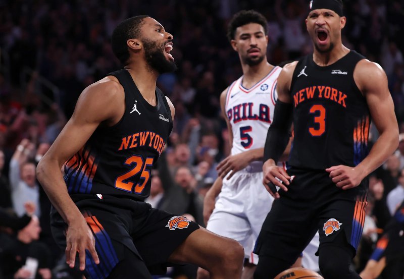 Knicks edge resilient 76ers in Game 2 to take commanding playoff series lead