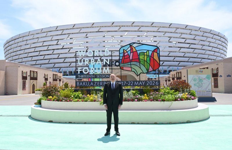 President Ilham Aliyev reviews preparations for WUF13 