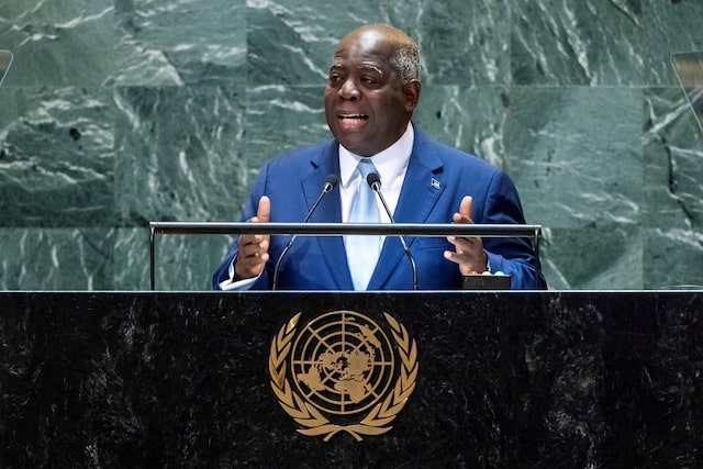 Bahamas prime minister re-elected in early election victory 