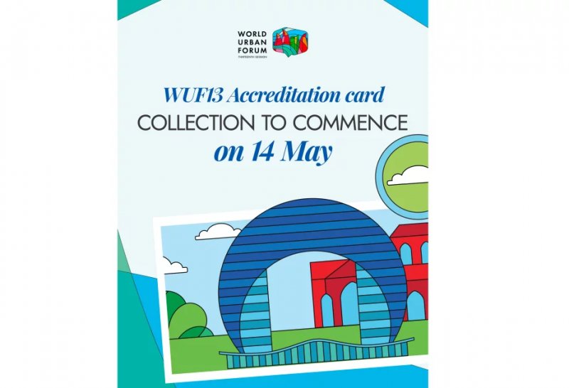 WUF13 accreditation cards to be issued from May 14