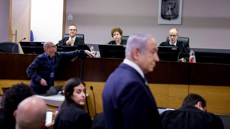 Israeli PM Netanyahu attends latest corruption trial hearing