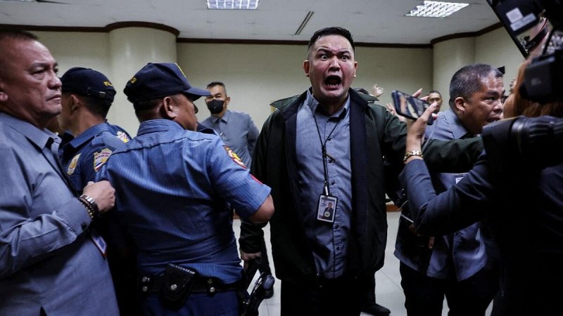 Gunshots erupt in Philippines Senate, senator seeks safety