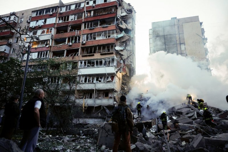 Russia launches major drone and missile attack on Kyiv