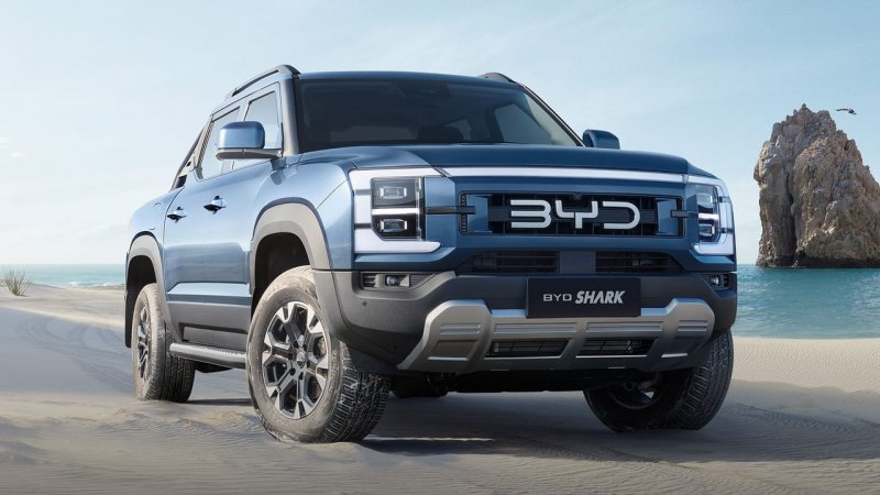 BYD brings overseas-first Shark pickup to China