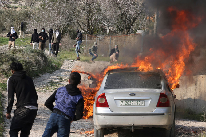 Israeli forces raid Nablus as settlers burn mosque in West Bank