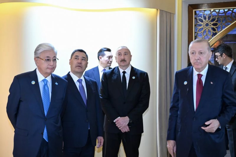 President Ilham Aliyev, other participants of OTS Informal Summit tour cultural sites in Turkistan -  PHOTOS 