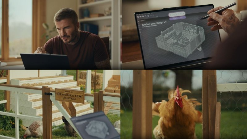 'Maximum David': Beckham pushes Lenovo's AI tech to the limit