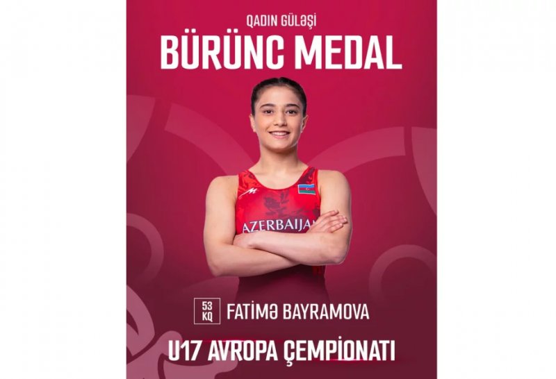 Azerbaijani female wrestler wins European bronze