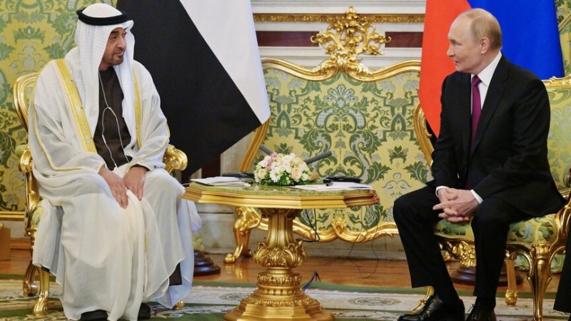 Presidents of UAE, Russia discuss Middle East situation over phone 