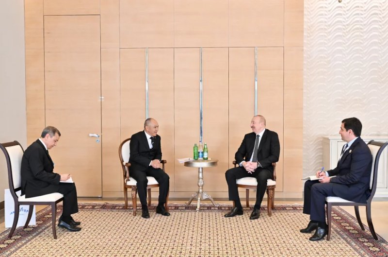 President Ilham Aliyev received Chairman of State Committee for Construction of City of Arkadag of Turkmenistan