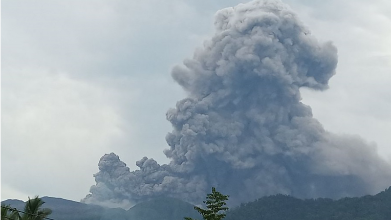 Indonesia’s Dukono volcano erupts, authorities issue safety warning