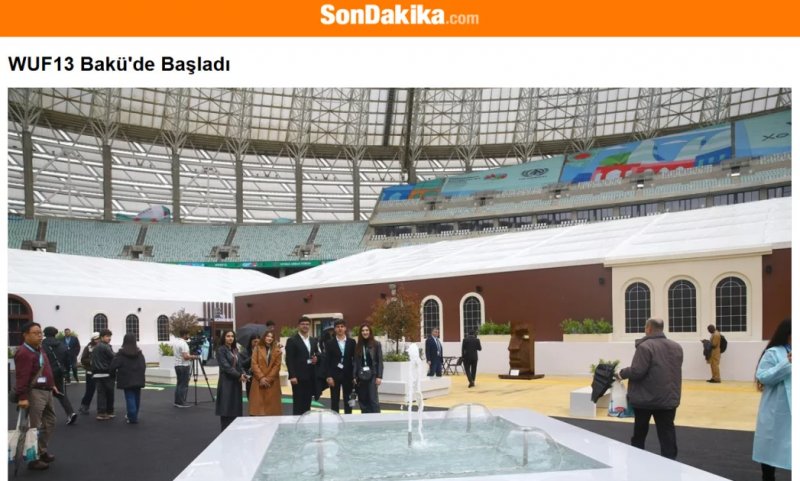 News about - WUF13 in Baku draws massive Turkish media coverage -  PHOTOS 