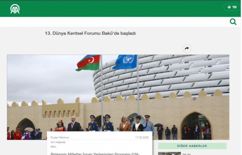 News about - WUF13 in Baku draws massive Turkish media coverage -  PHOTOS 