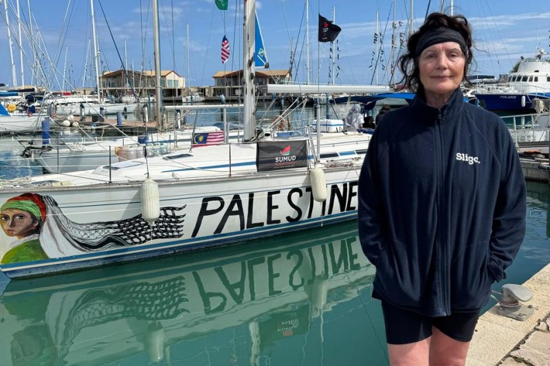 Irish president's sister detained as Israeli forces intercept Gaza flotilla