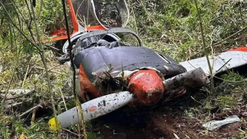 Philippine Air Force plane crashes into mountain; two injured