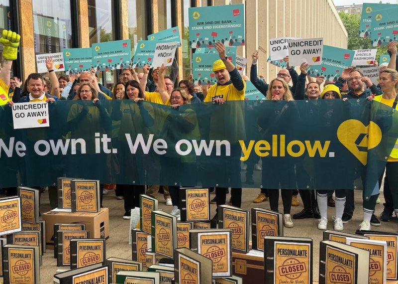 Why employees are protesting Italy's major banking takeover
