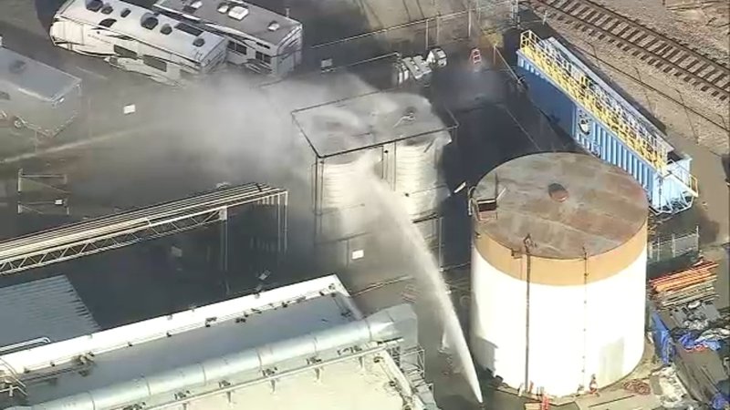 Chemical leak at aerospace facility triggers evacuations in Garden Grove, California -  VIDEO 