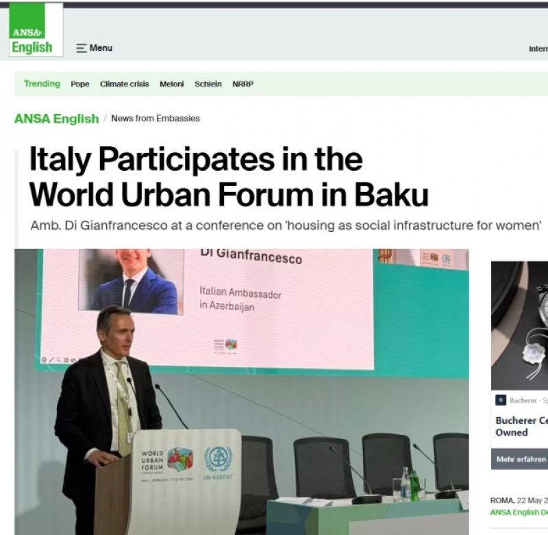 News about - The Baku Effect: How global media is reacting to the historic WUF13 summit -  PHOTOS 