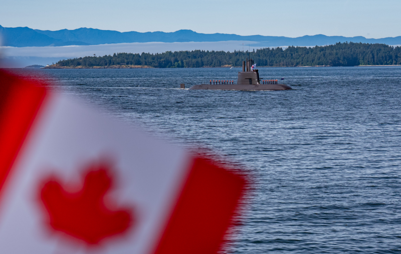 South Korean submarine arrives in Canada for joint drills