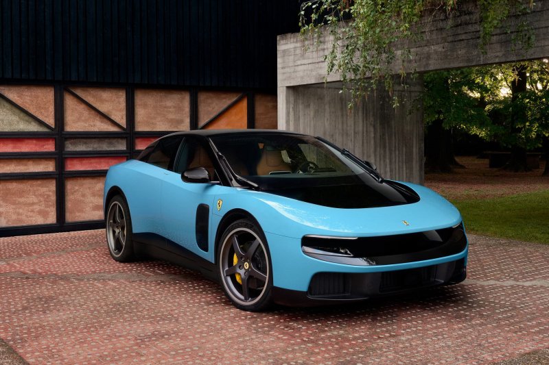 Ferrari shares slip after first fully EV launch