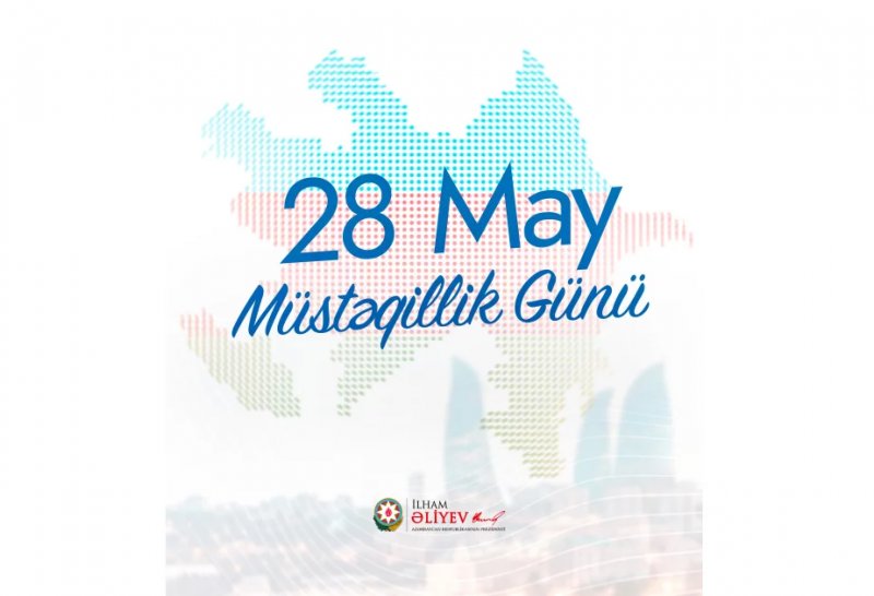 News about - President Ilham Aliyev shares post on social media for Independence Day