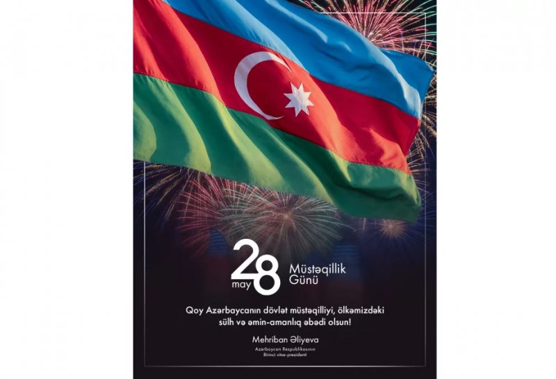 2026/05/mehriban-aliyeva-210219-1779951806.webp + First Vice-President Mehriban Aliyeva shares social media post marking Independence Day News about - First Vice-President Mehriban Aliyeva shares social media post marking Independence Day