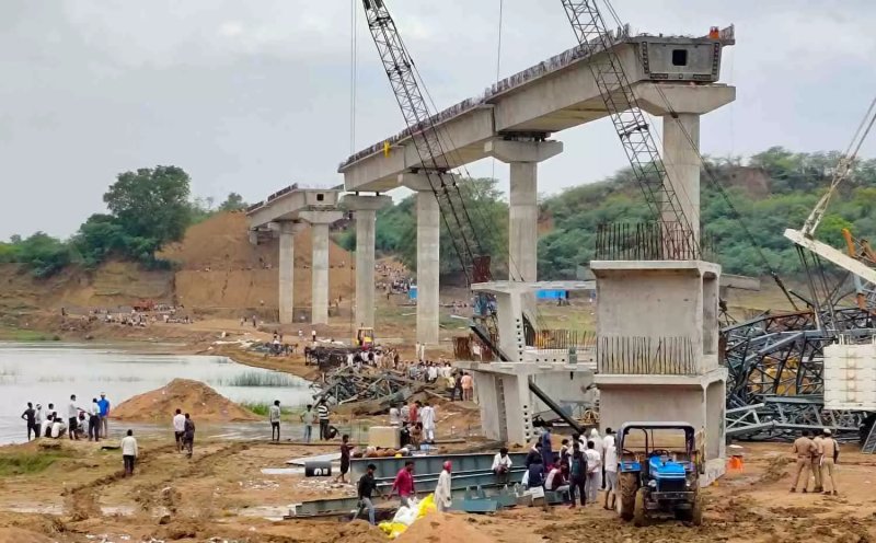 At least 6 dead after under-construction bridge collapses in India