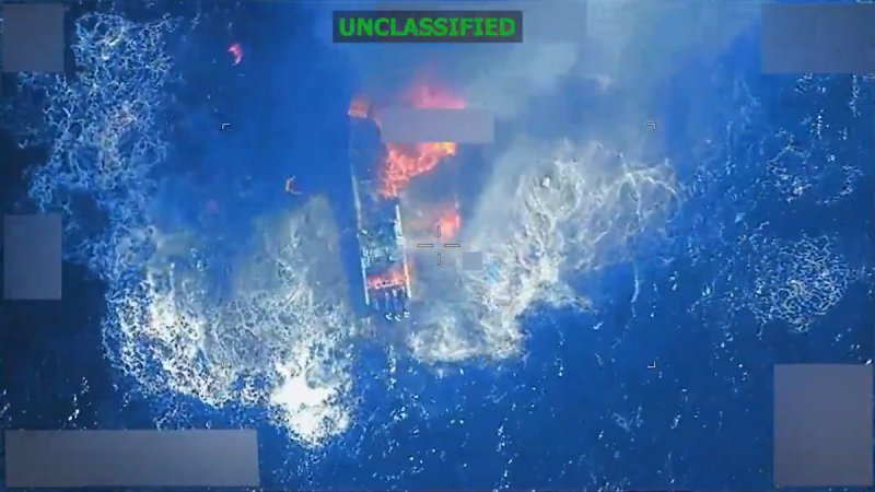 US military strikes suspected drug vessel in Pacific, killing three