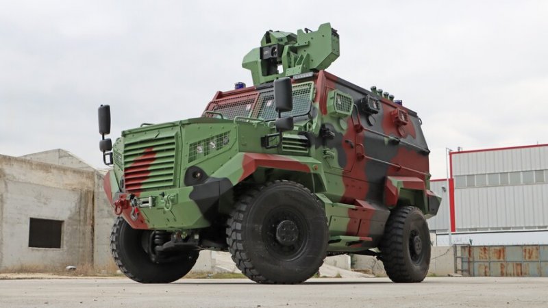 Turkish military receives advanced HIZIR 4x4 combat vehicles