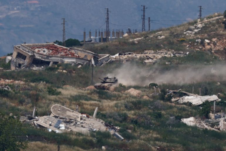  Photos: Tanks, rubble and ruins as Israel pushes deeper into Southern Lebanon