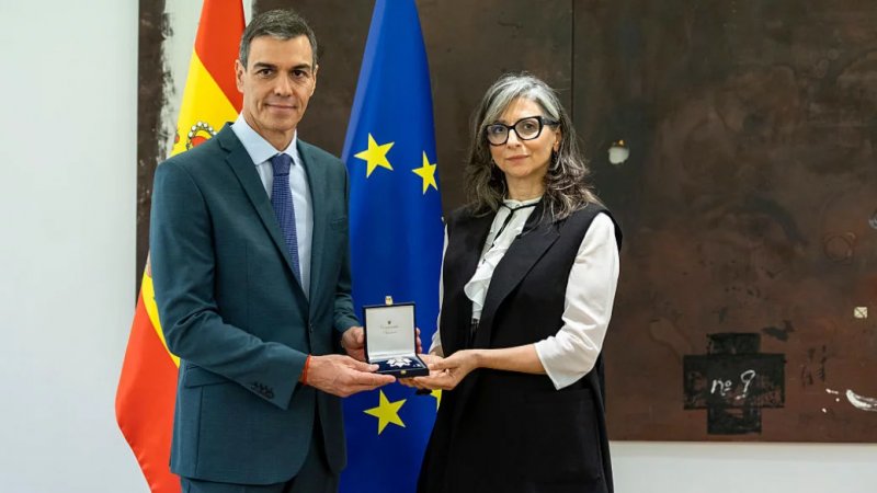 Spain honors UN rapporteur Francesca Albanese with top civilian award