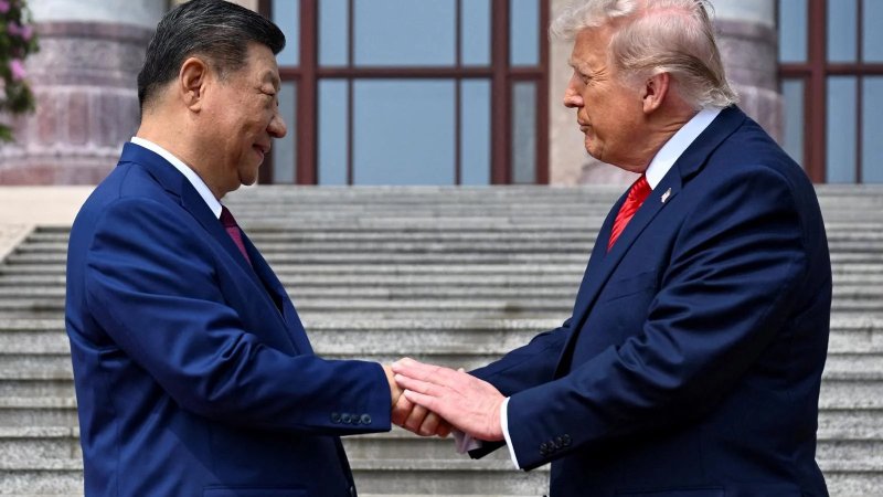 Europe watches nervously as Trump and Xi meet in Beijing over trade and global power shift -  VIDEO 