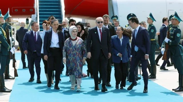 Erdogan arrives in Turkistan for organization of Turkic States summit
