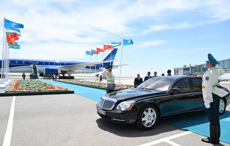 News about - President Aliyev arrives in Kazakhstan on working visit