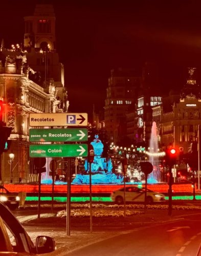2026/05/2-1780044497.webp + Madrid’s iconic Cibeles Fountain illuminated in Azerbaijani flag colors - PHOTOS News about - Madrid’s iconic Cibeles Fountain illuminated in Azerbaijani flag colors - PHOTOS