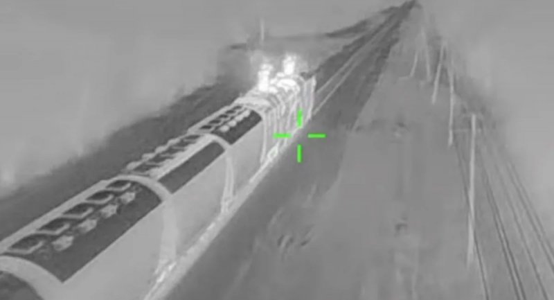Ukrainian intelligence unit strikes russian railway logistics targets in Crimea -  VIDEO 