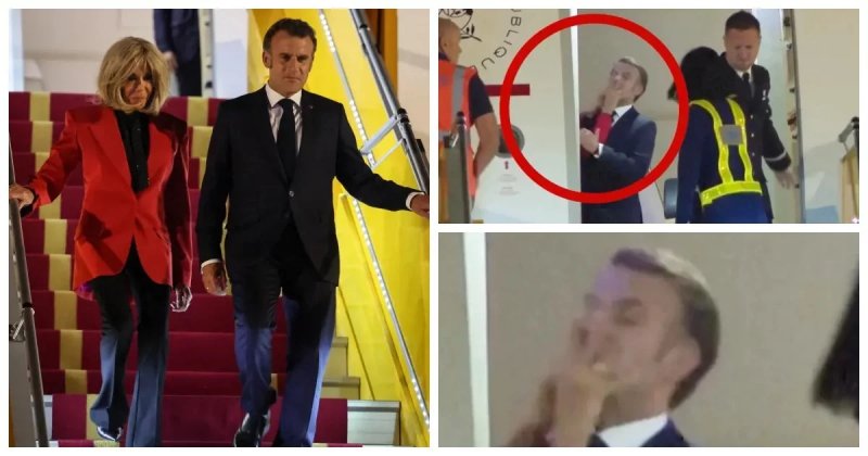 Brigitte Macron slap claims and alleged secret messages spark political scandal denial -  VIDEO 