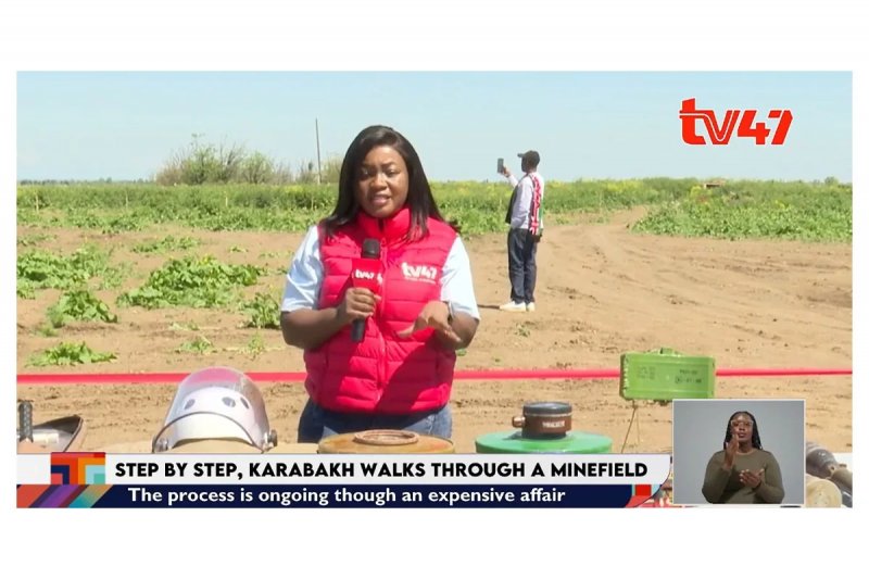 Kenya's TV47 shows demining process in Aghdam - VIDEO