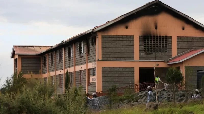 Eight students arrested in Kenya after suspected deadly school arson attack
