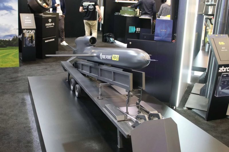 Ukrainian FP-5 Flamingo showcased at defense expo in Türkiye